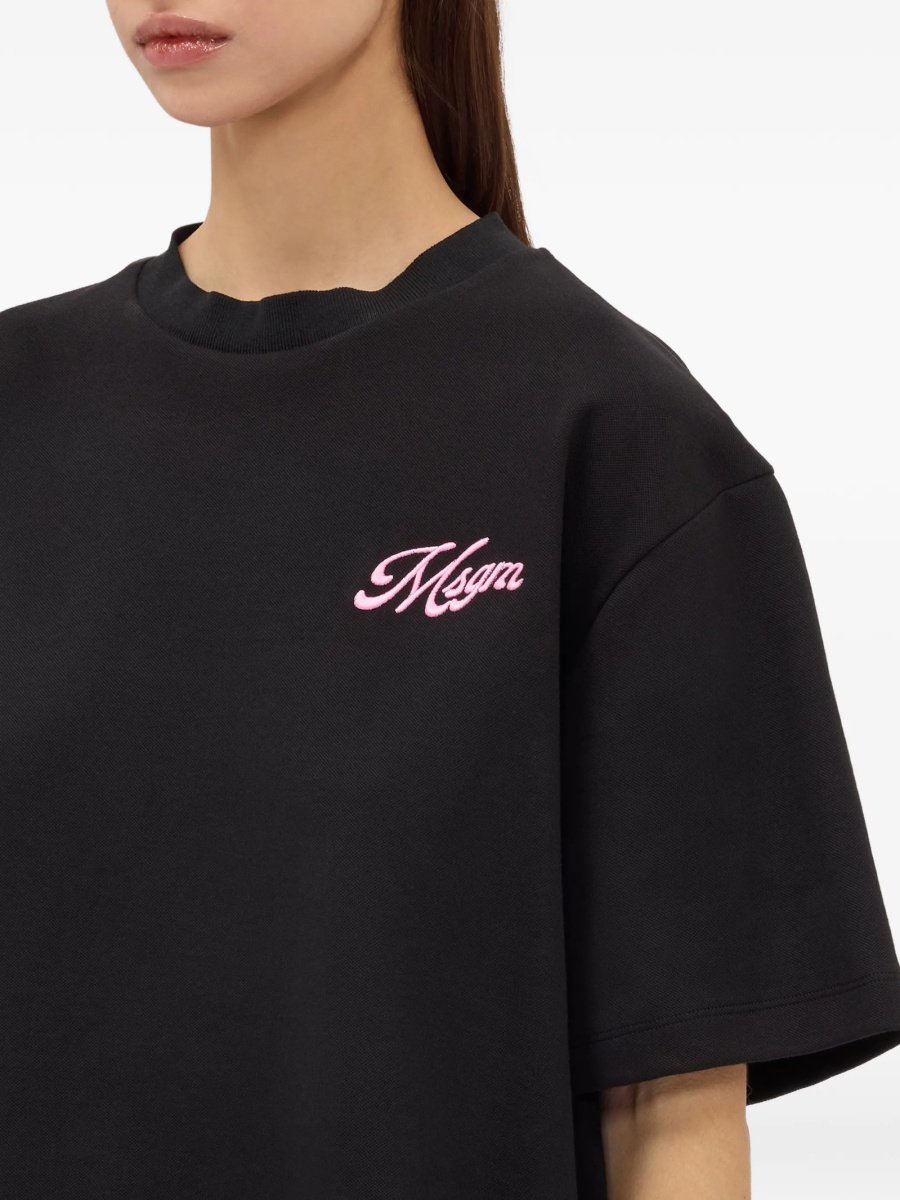 Tricou MSGM negru - Img 5