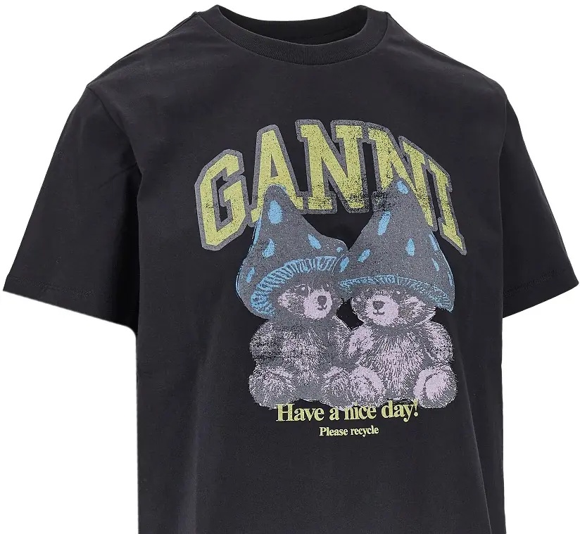 Tricou 'Mushroom Teddy' print T-shirt - Img 2