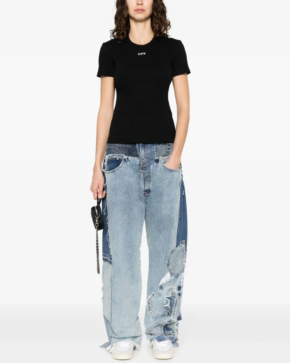 Tricou Off Stamp Rib Basic T-shirt - Img 2