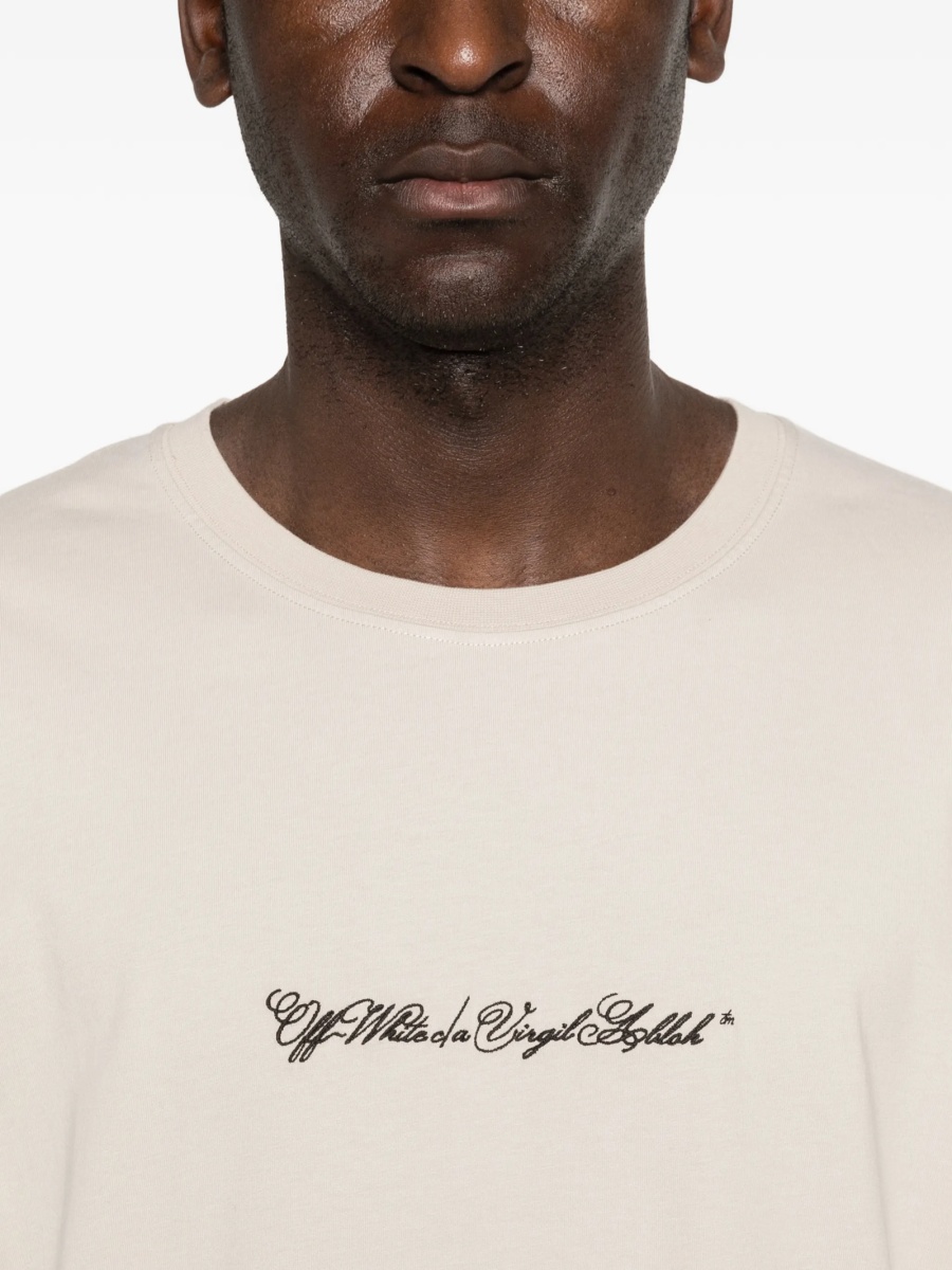 Tricou Off-White neutru - Img 5