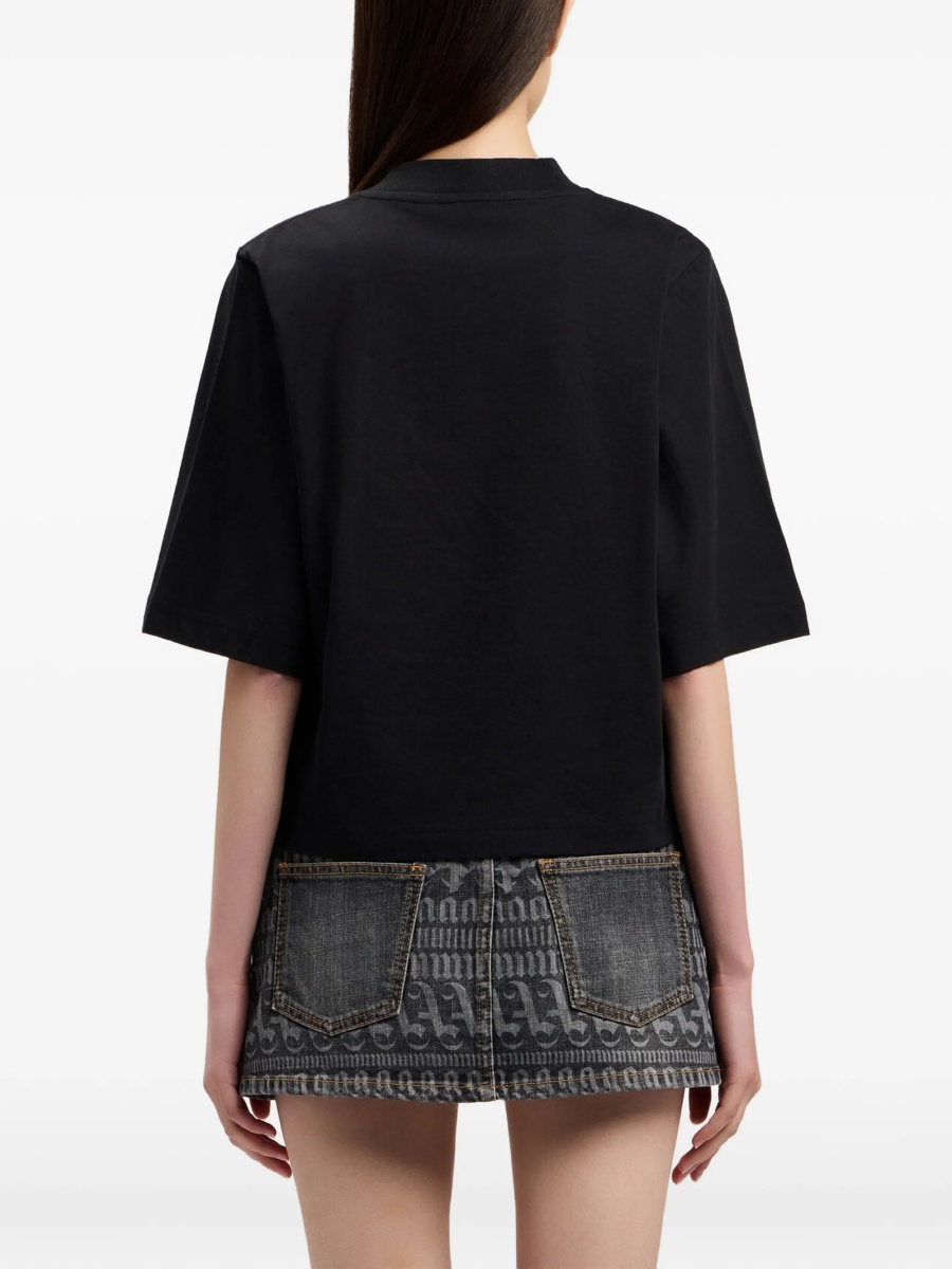 Tricou Palm Angels Bear negru - Img 4