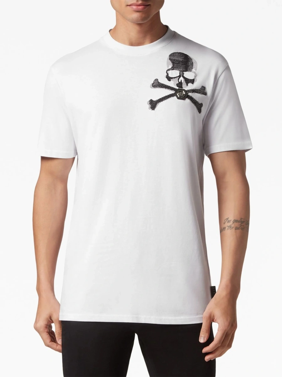 Tricou Philipp Plein alb - Img 3