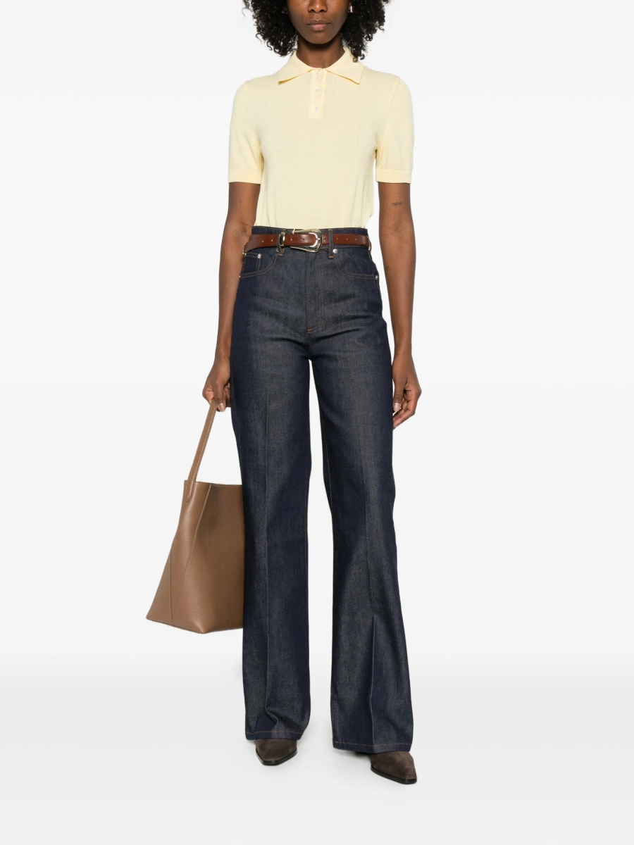 Tricou Polo A.P.C. galben - Img 2
