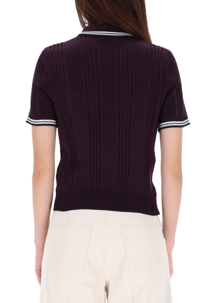 Tricou Polo Cotton Knit Polo Shirt - Img 3
