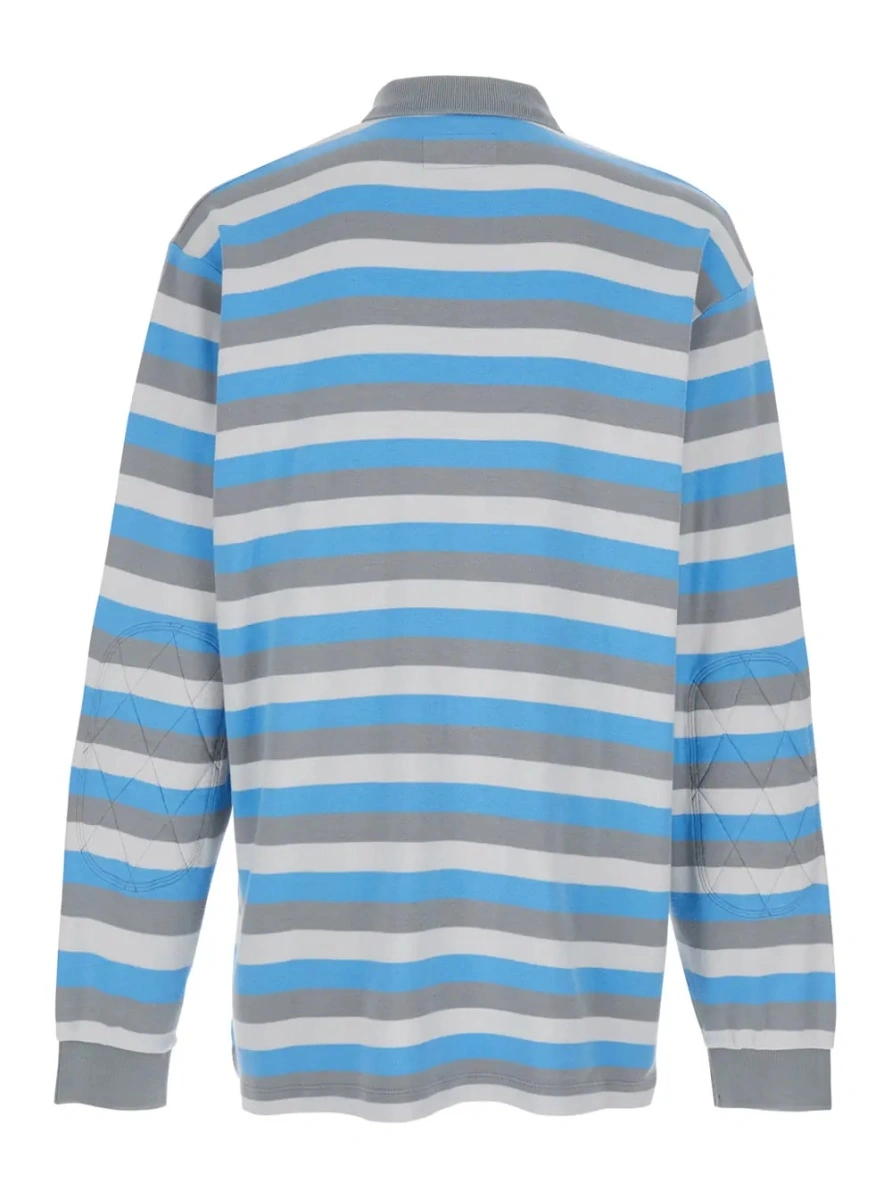 Tricou polo ERL multicolor din bumbac - Img 2