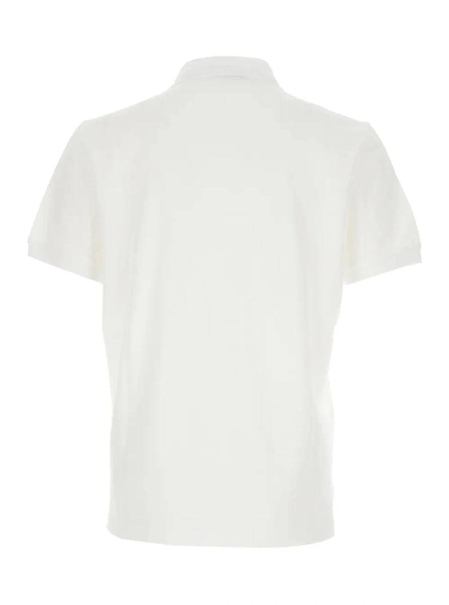 Tricou polo Fendi alb din bumbac - Img 2