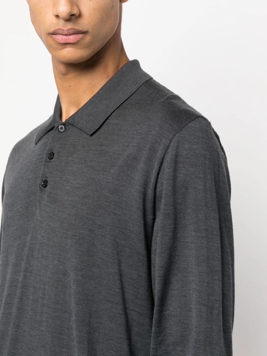Tricou Polo Golden Goose gri - Img 5