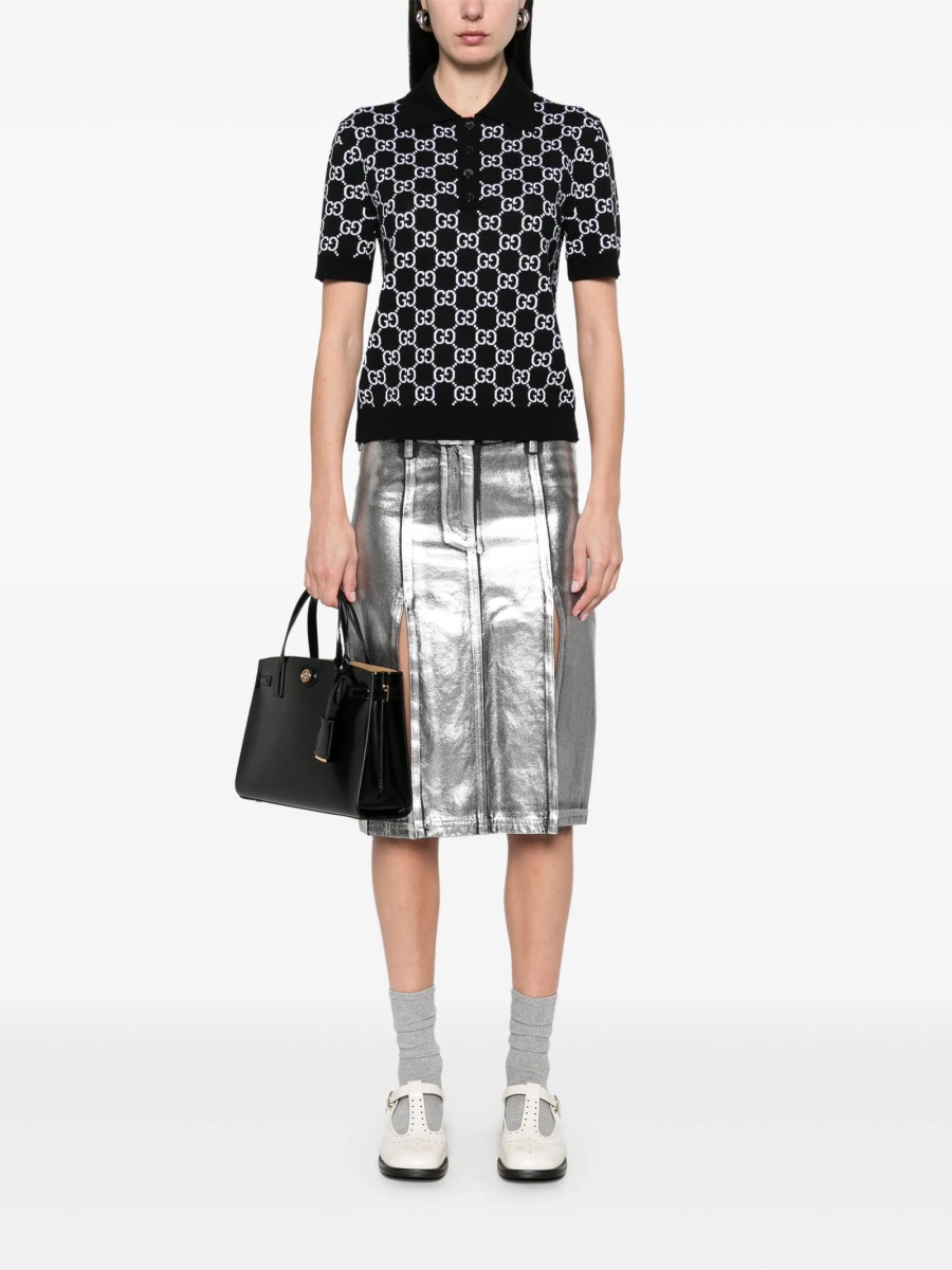 Tricou Polo Gucci negru - Img 2