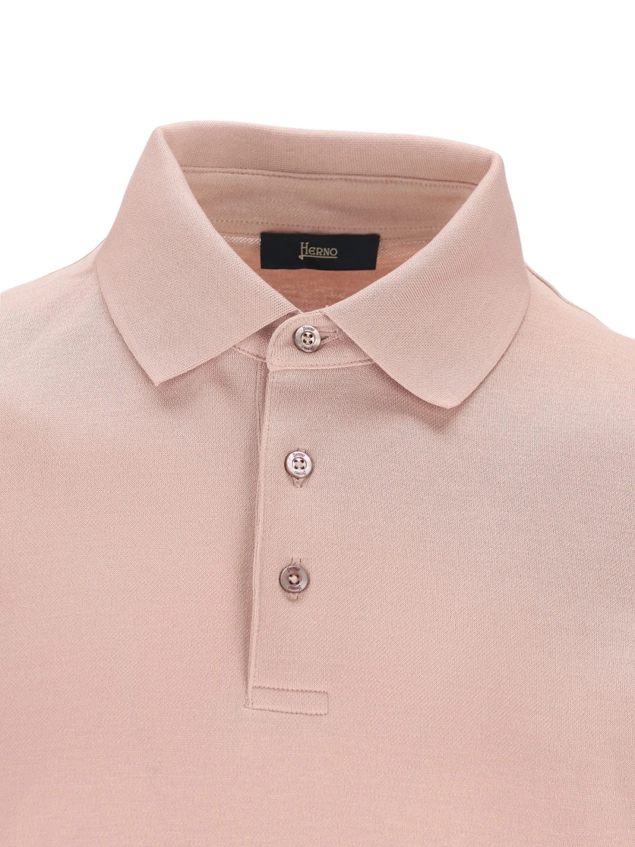 Tricou Polo Herno roz - Img 4
