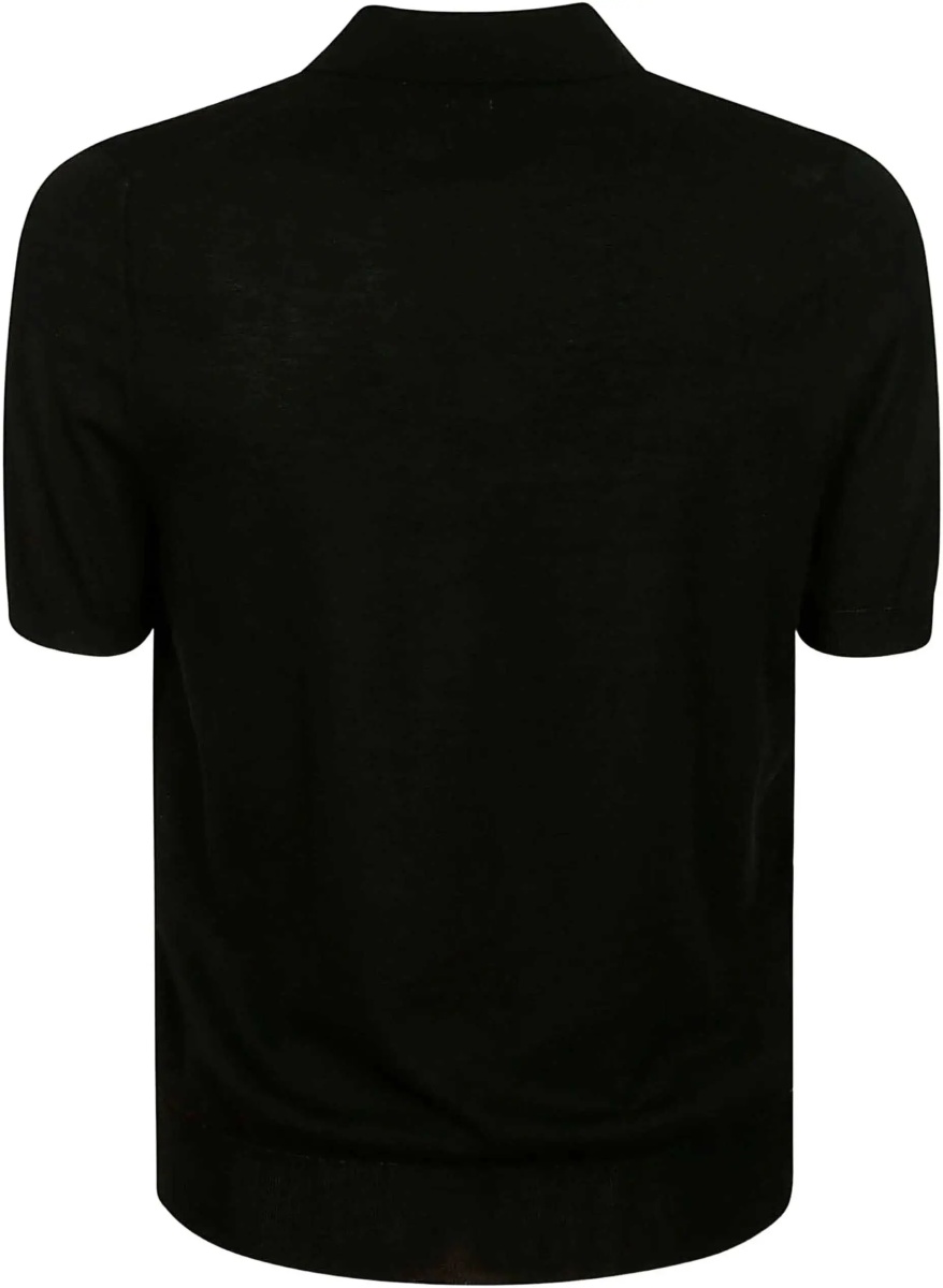 Tricou Polo HINDUSTRIE polo HMA002S070015 BLACK* - Img 2