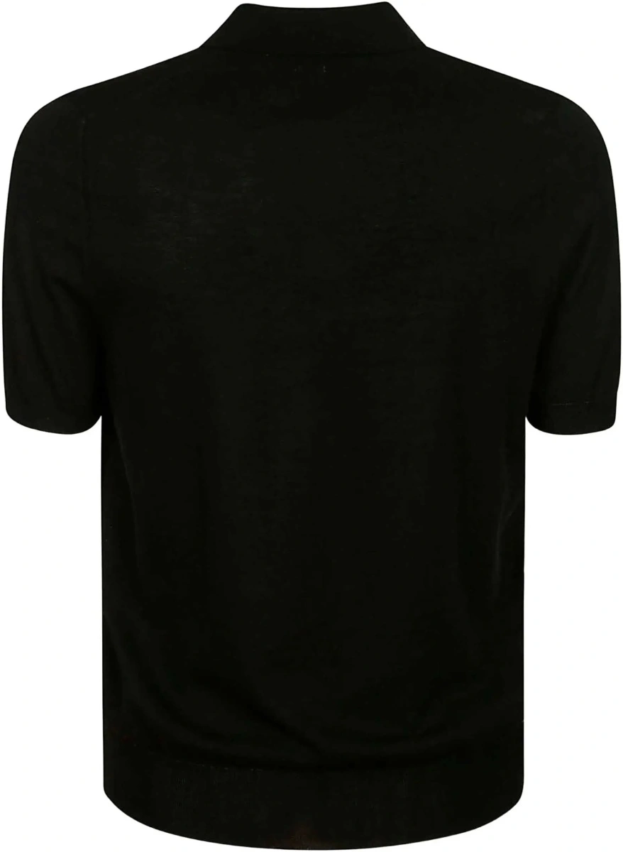Tricou Polo HINDUSTRIE polo HMA002S070015 BLACK* - Img 2