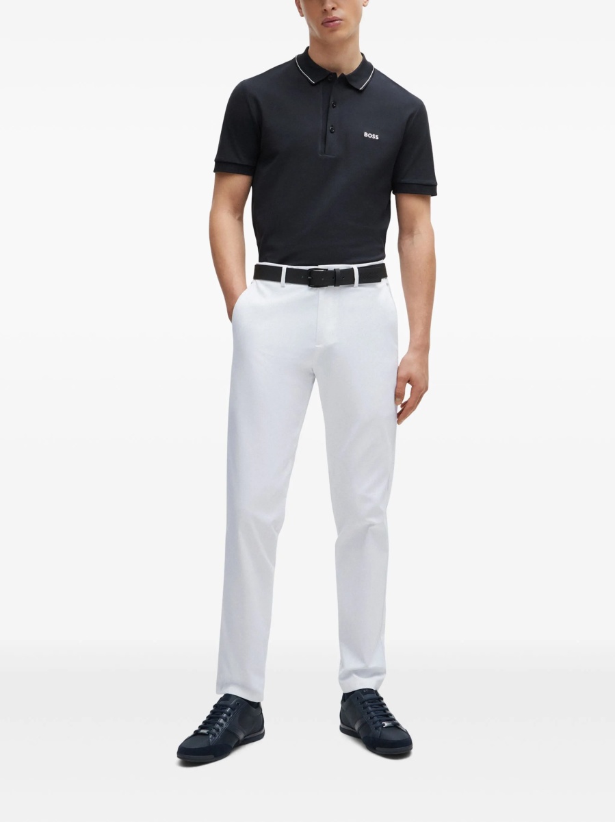 Tricou Polo Hugo Boss albastru - Img 2