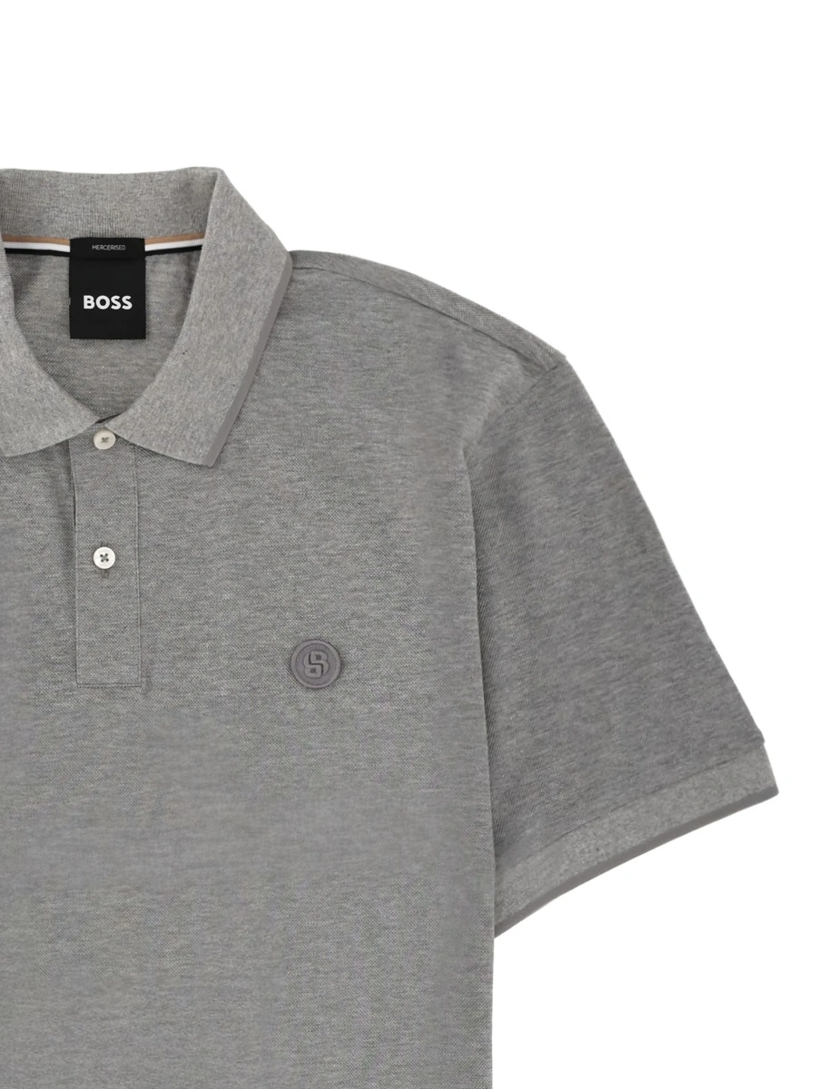 Tricou Polo Hugo Boss gri - Img 2