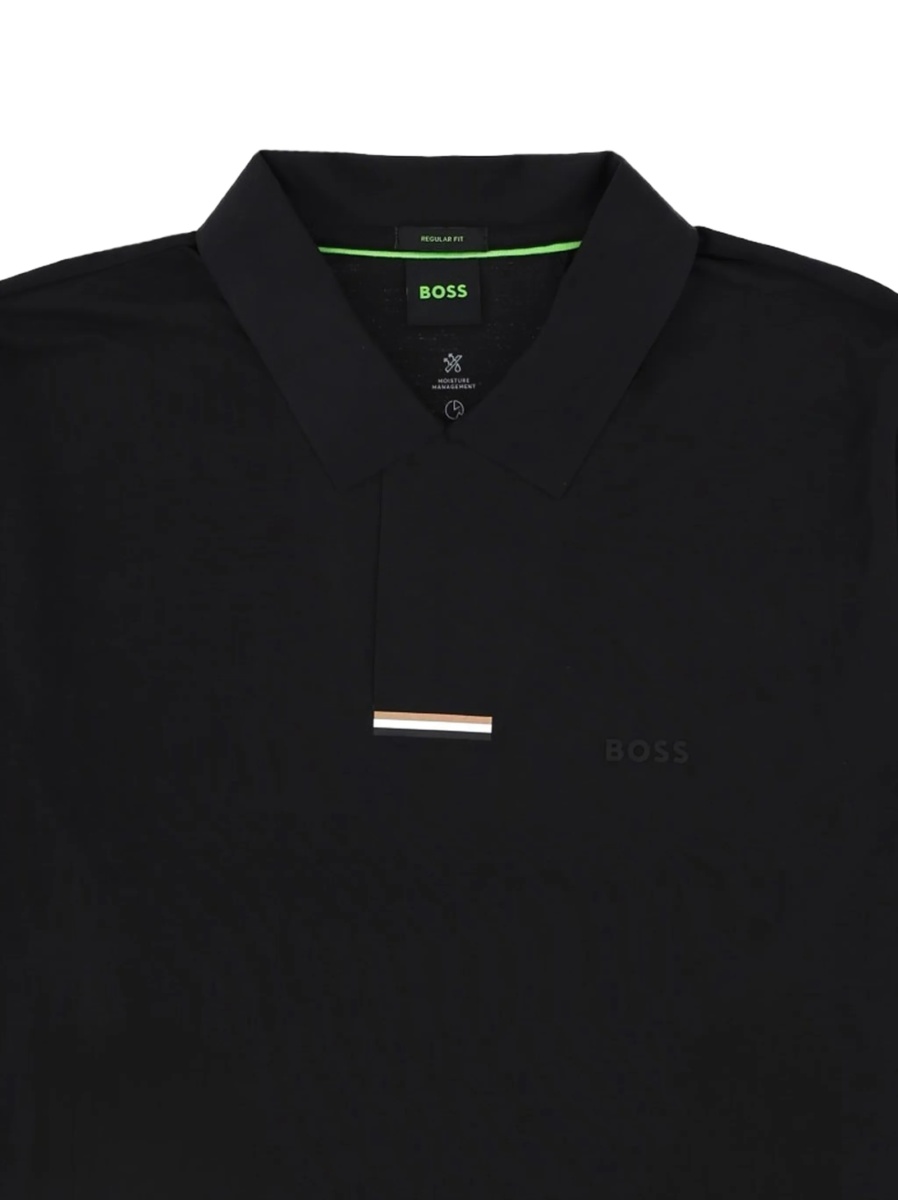 Tricou Polo Hugo Boss negru din modal si elastan - Img 2