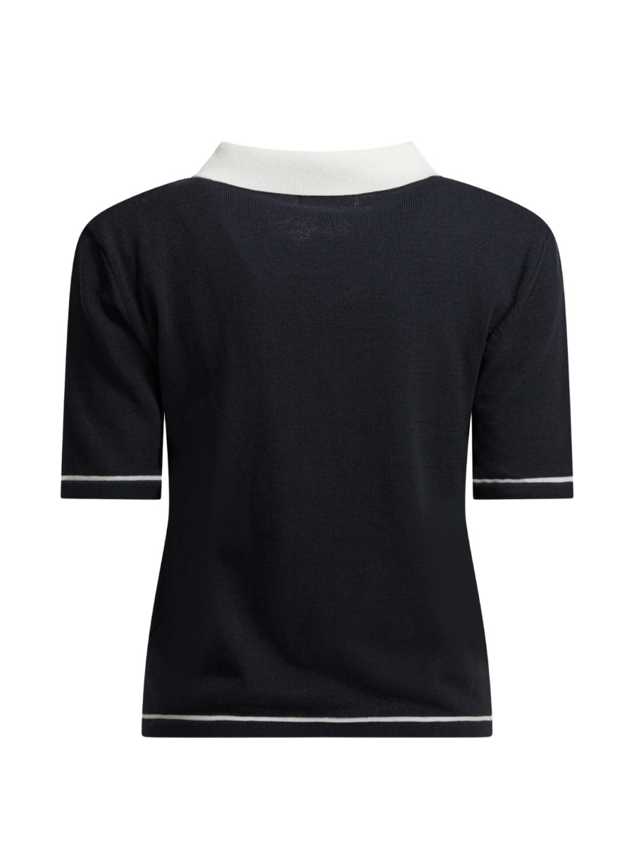 Tricou Polo INES DE LA FRESSANGE albastru - Img 2