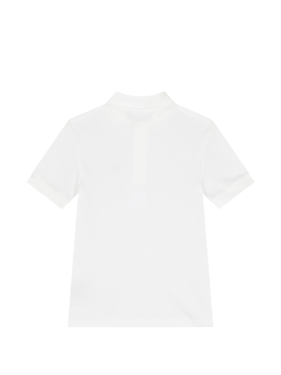 Tricou Polo Lacoste Kids alb - Img 2