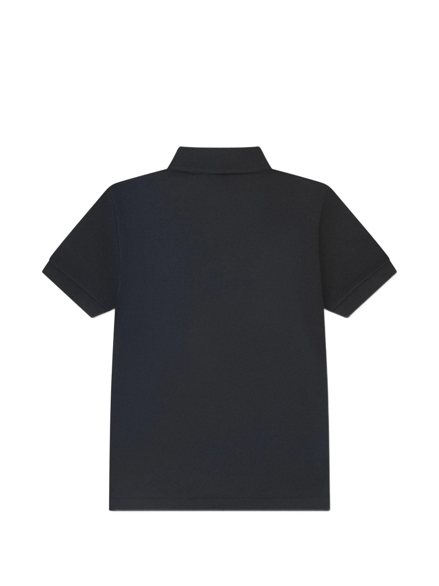 Tricou Polo Lacoste Kids negru - Img 2