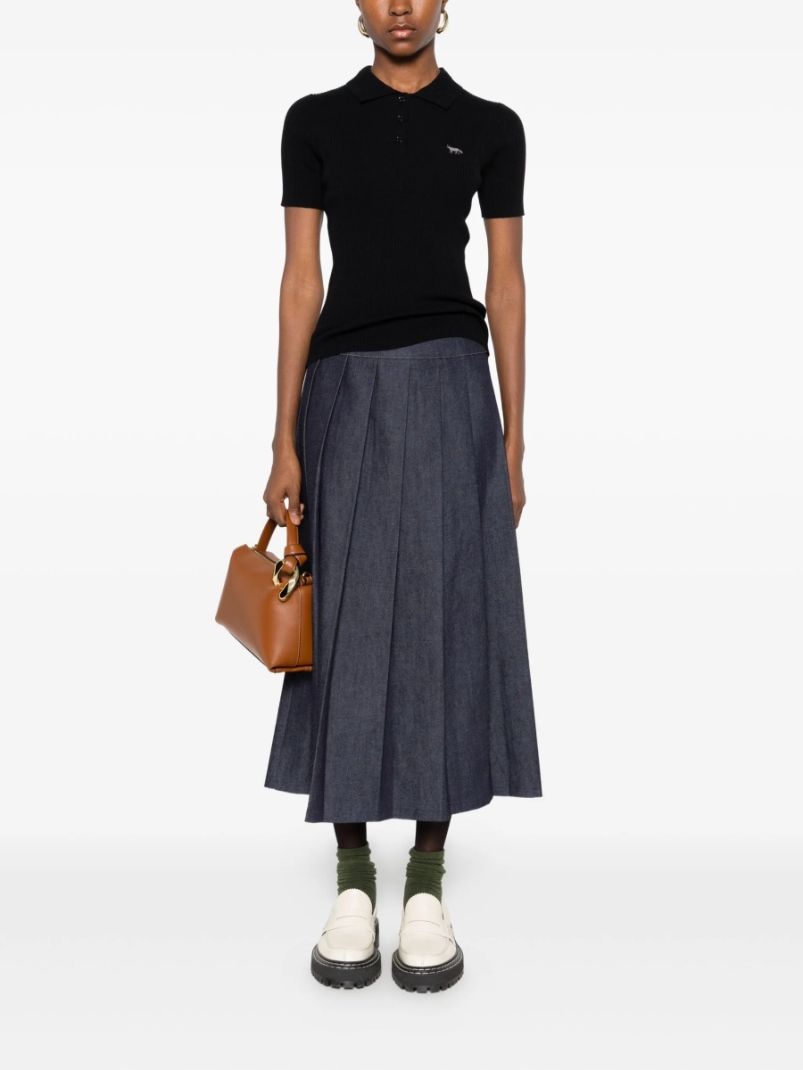 Tricou Polo MAISON KITSUNÉ negru - Img 2