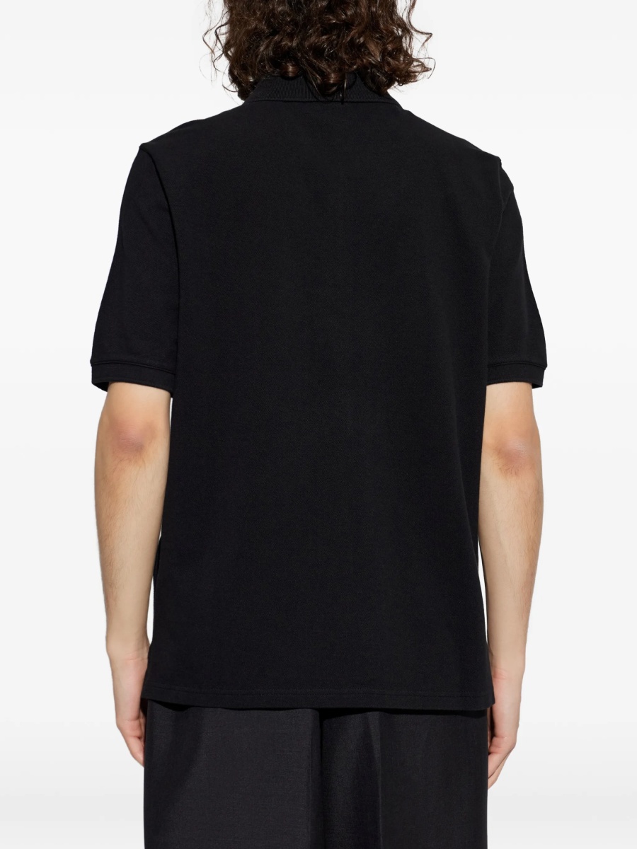 Tricou Polo MAISON KITSUNÉ negru - Img 4