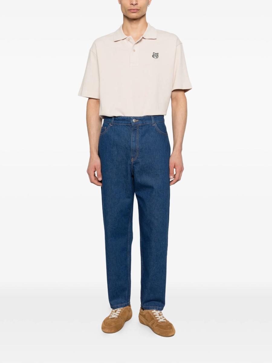 Tricou Polo MAISON KITSUNÉ neutru - Img 2