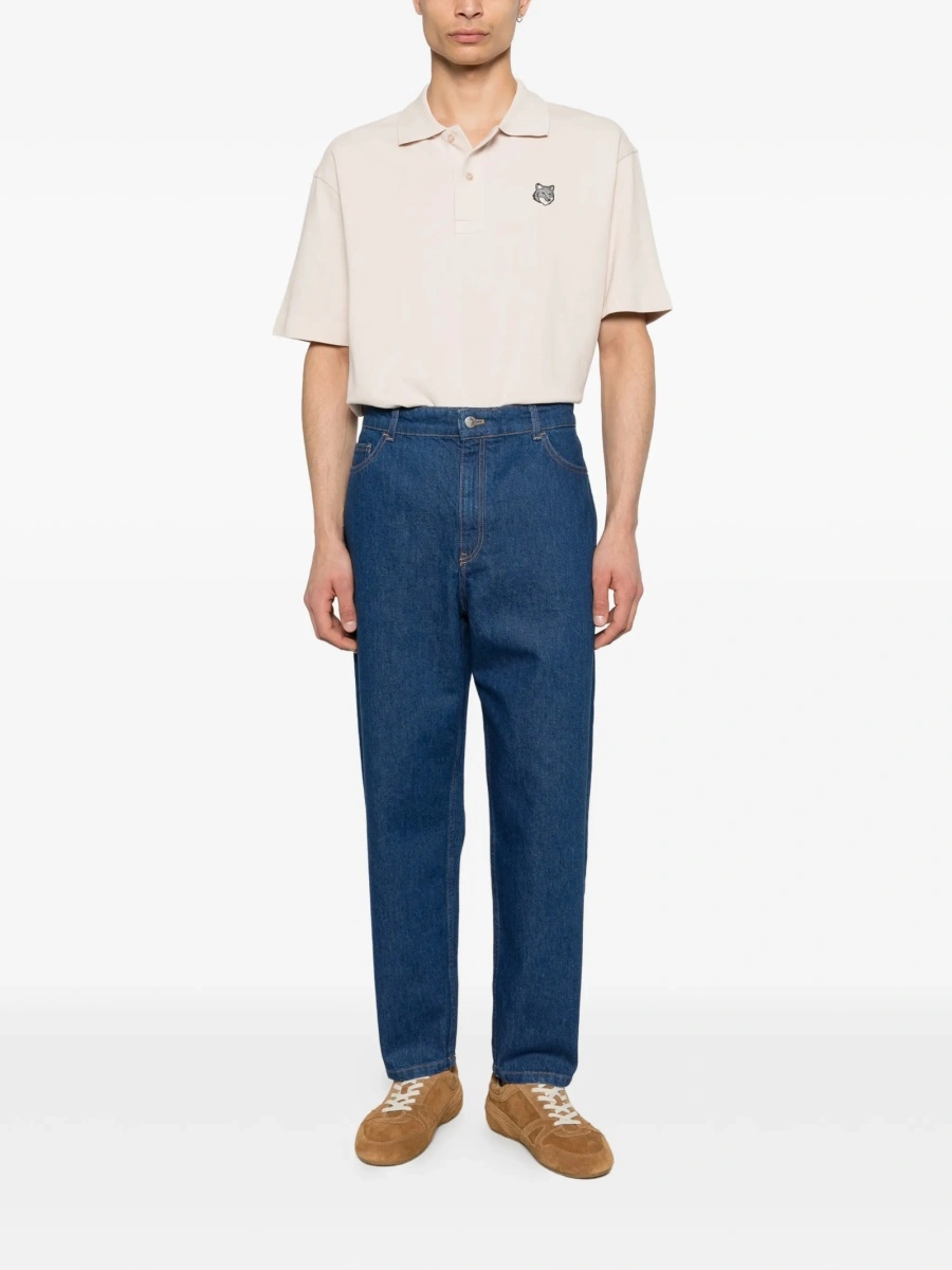 Tricou Polo MAISON KITSUNÉ neutru - Img 2