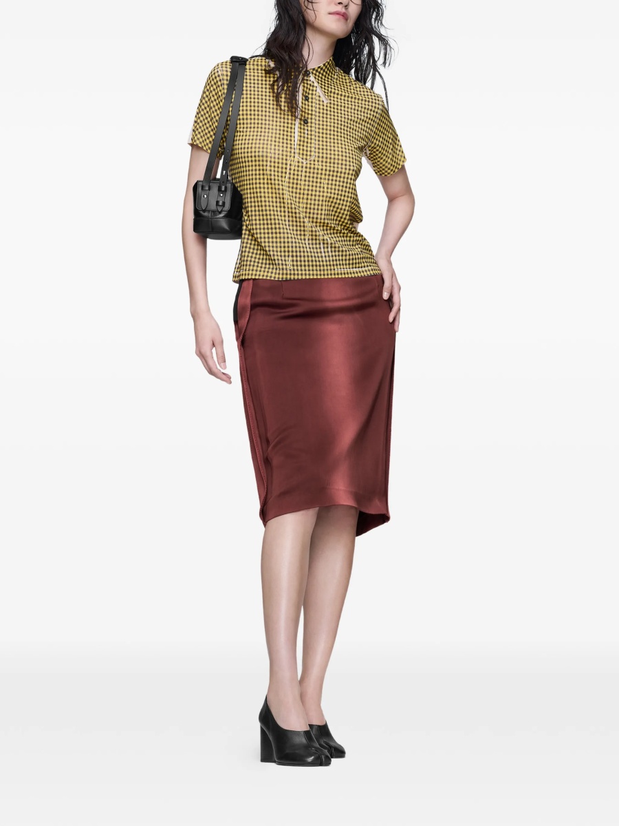 Tricou Polo Maison Margiela galben - Img 2