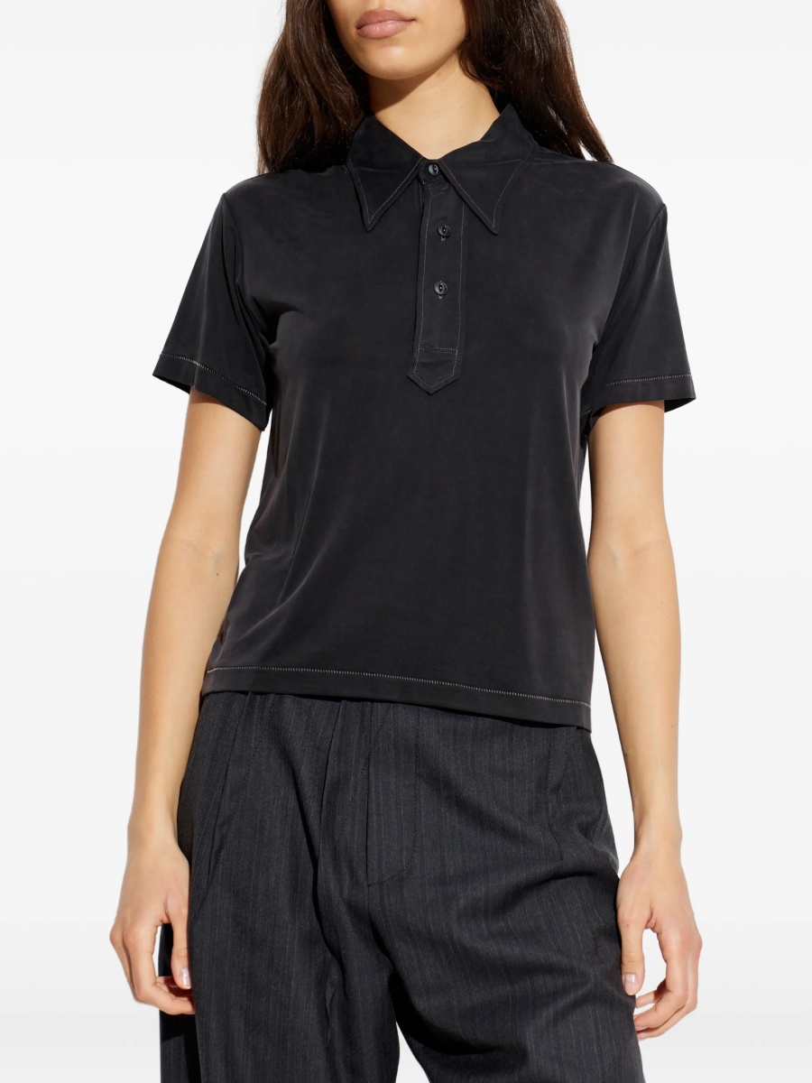 Tricou Polo Maison Margiela negru - Img 3