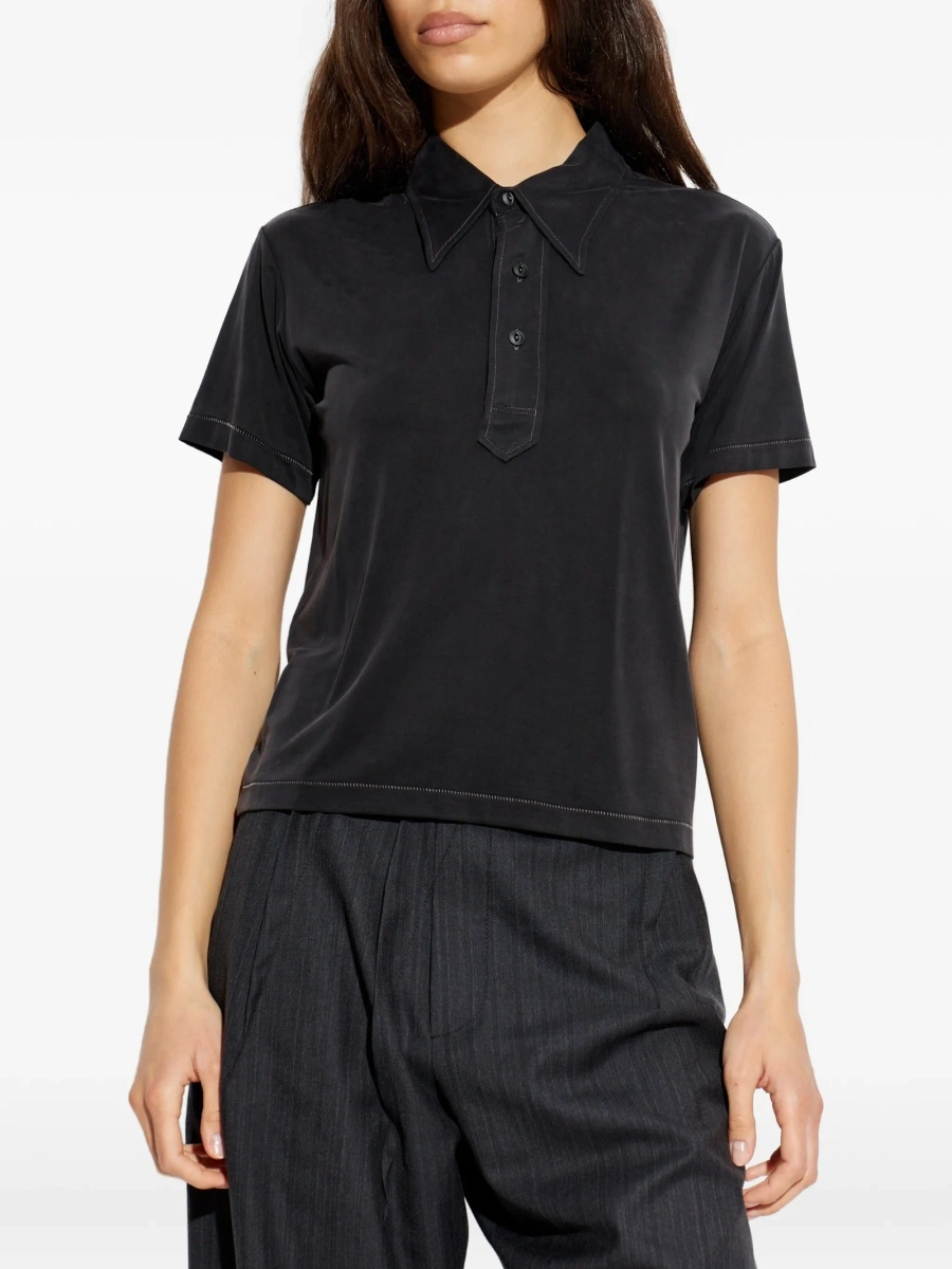 Tricou Polo Maison Margiela negru - Img 3