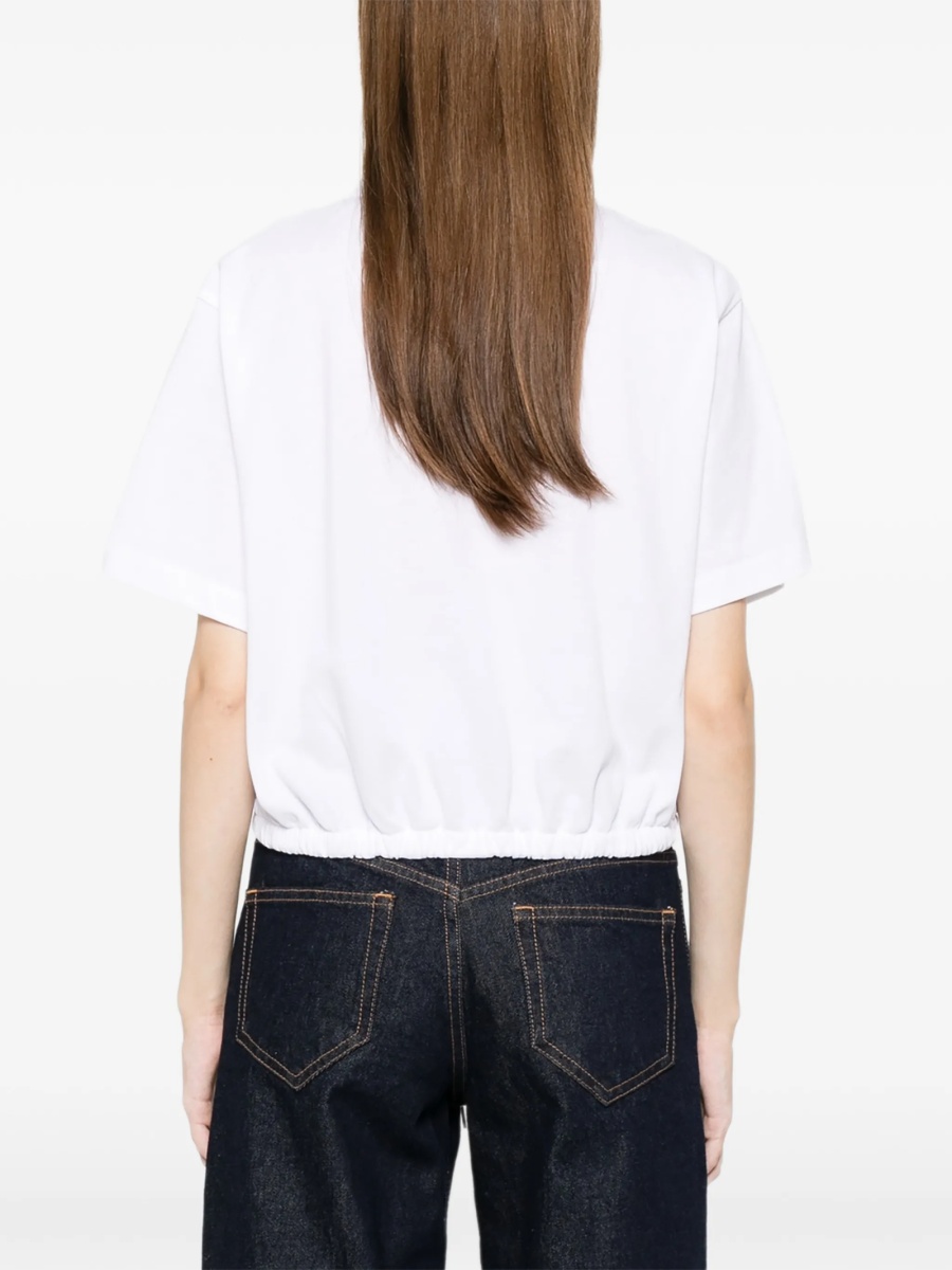 Tricou Polo Moncler alb - Img 4