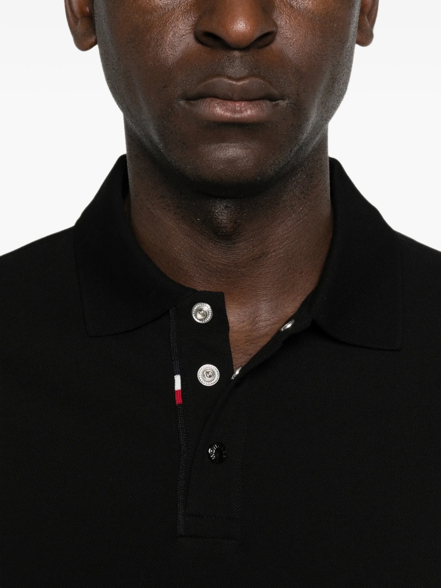 Tricou Polo Moncler negru - Img 5