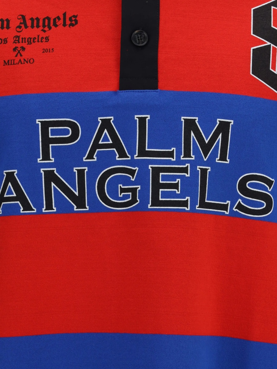 Tricou Polo Palm Angels albastru - Img 4