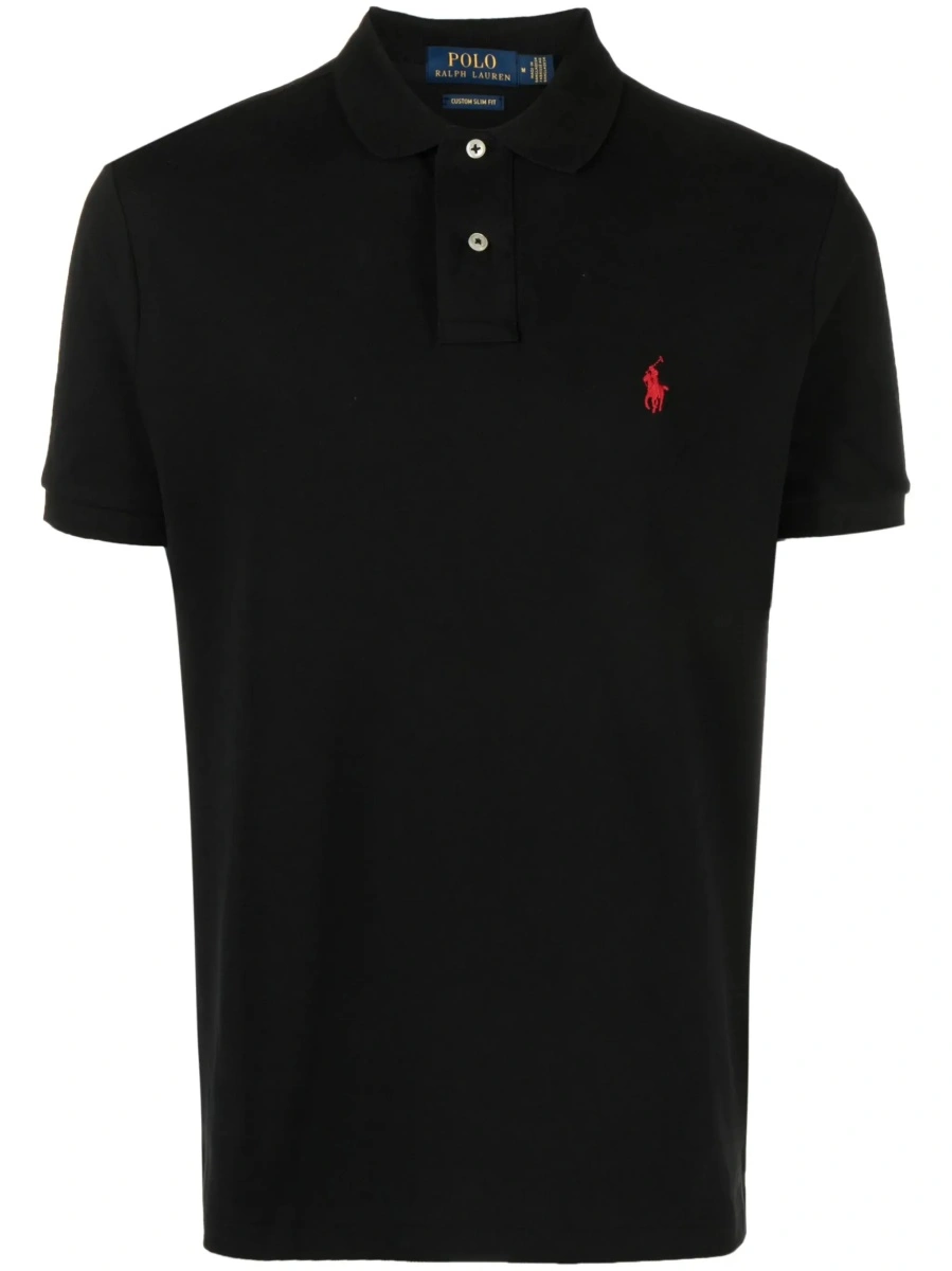 Tricou polo Ralph Lauren 'Polo' negru din bumbac - Img 8