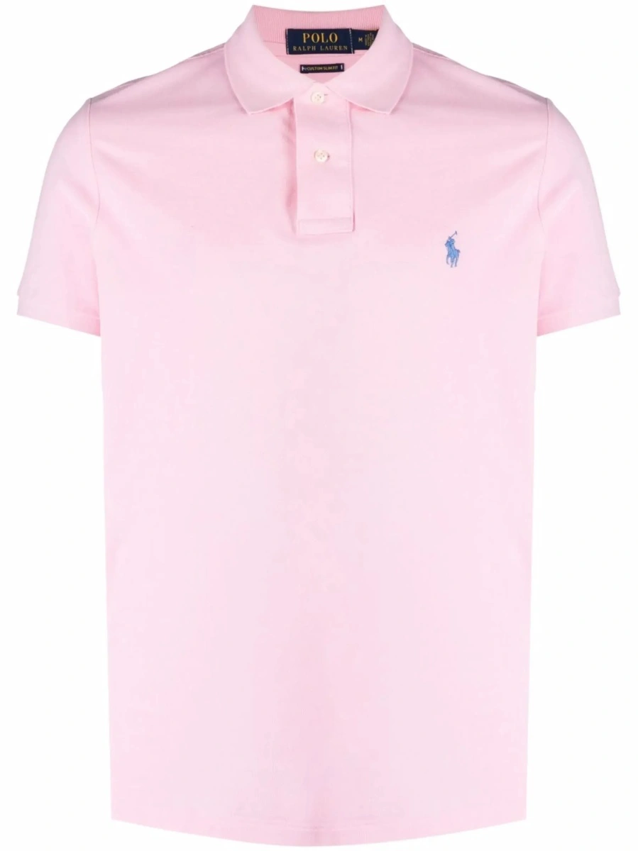 Tricou polo Ralph Lauren 'Polo' roz din bumbac - Img 8