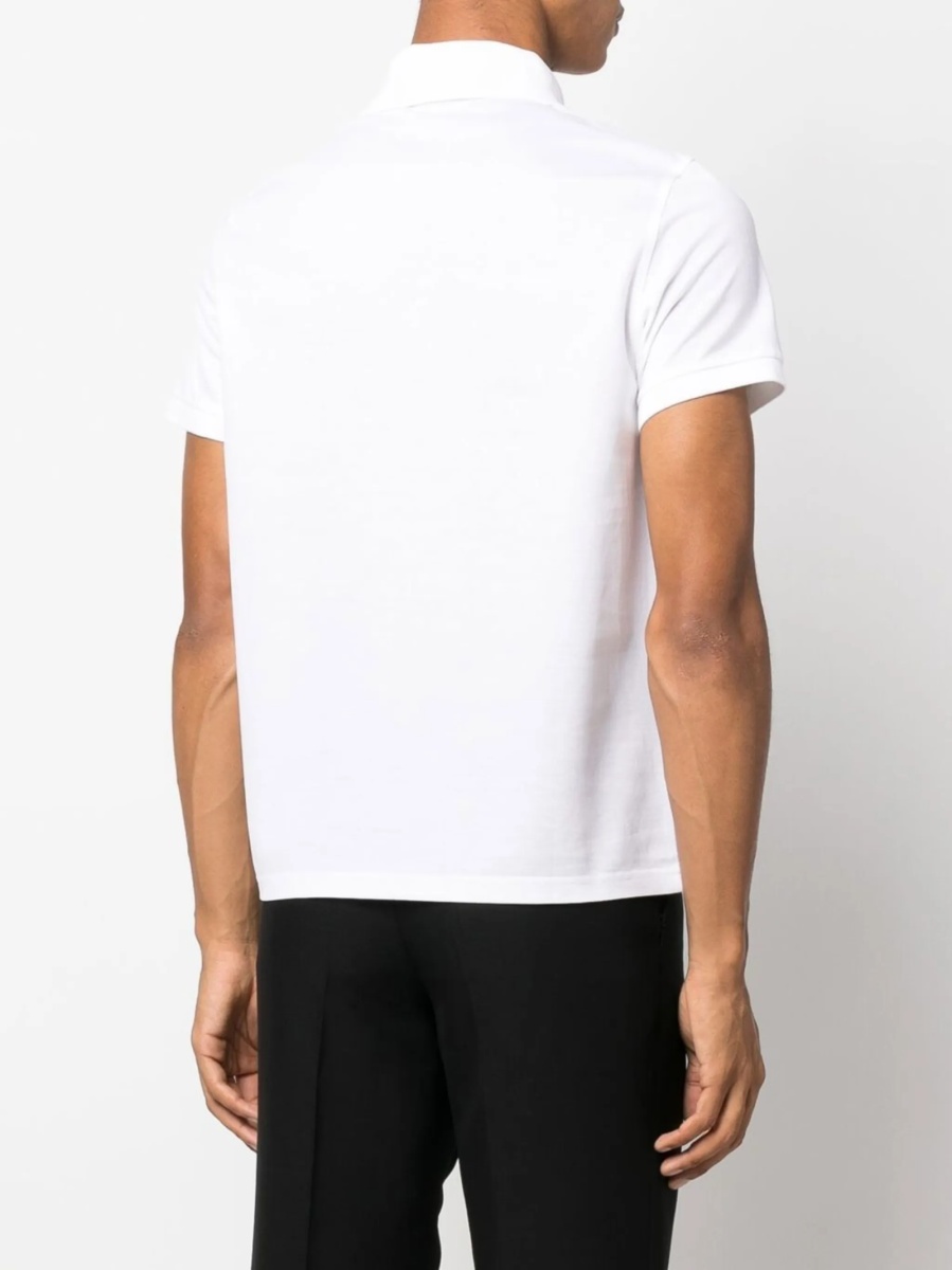 Tricou Polo Saint Laurent alb - Img 4