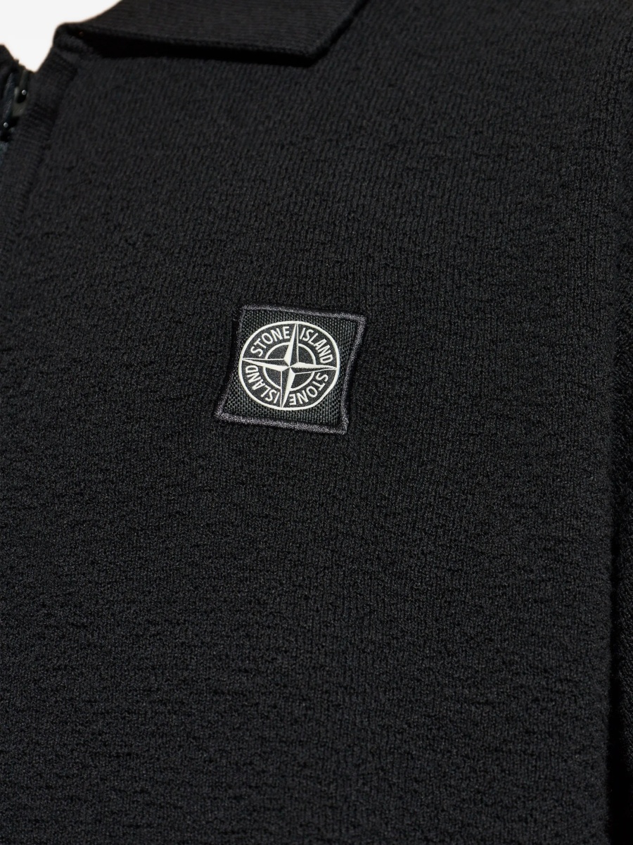 Tricou Polo Stone Island negru - Img 5