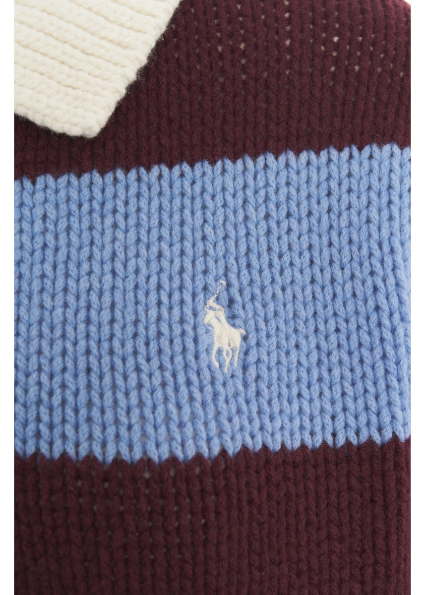 Tricou Polo Striped polo sweater - Img 4