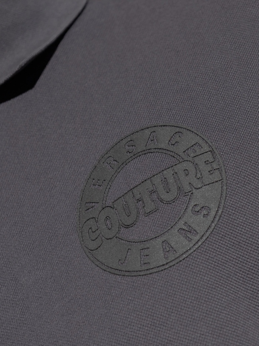 Tricou Polo Versace Jeans Couture gri - Img 5