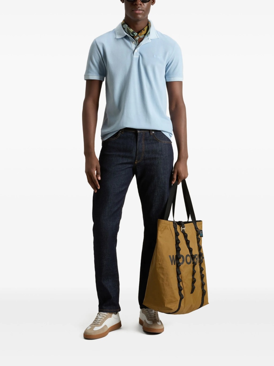 Tricou Polo Woolrich albastru - Img 2