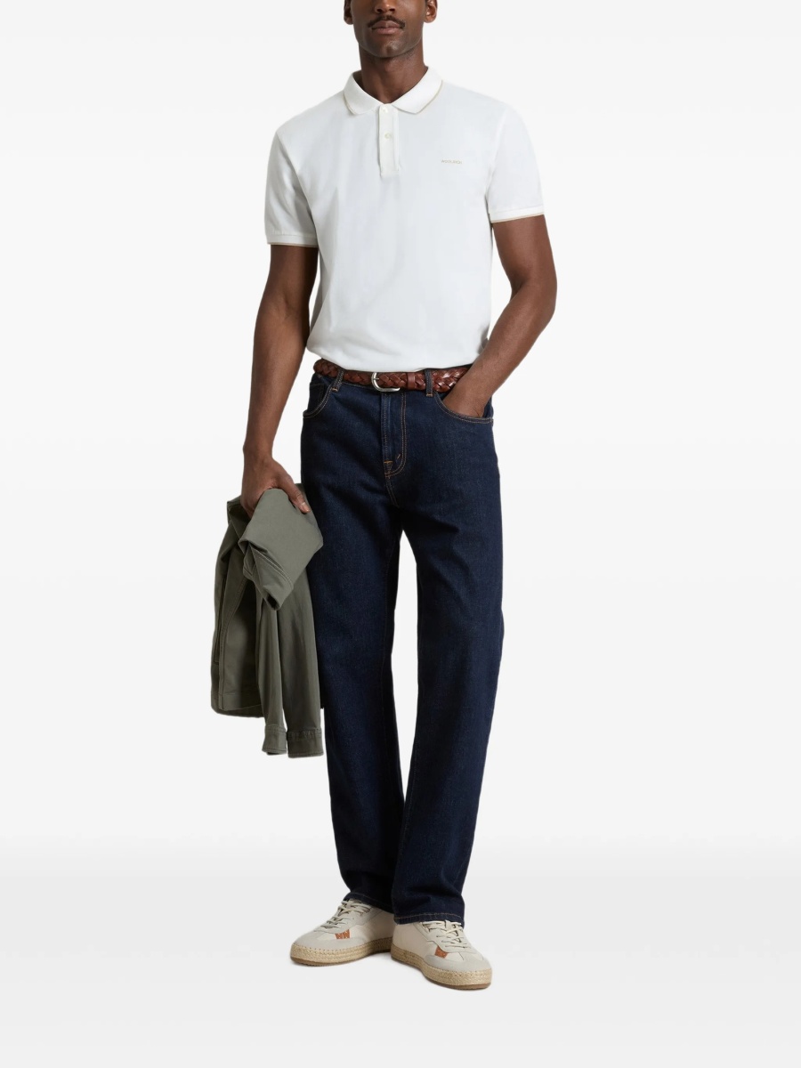 Tricou Polo Woolrich alb - Img 2