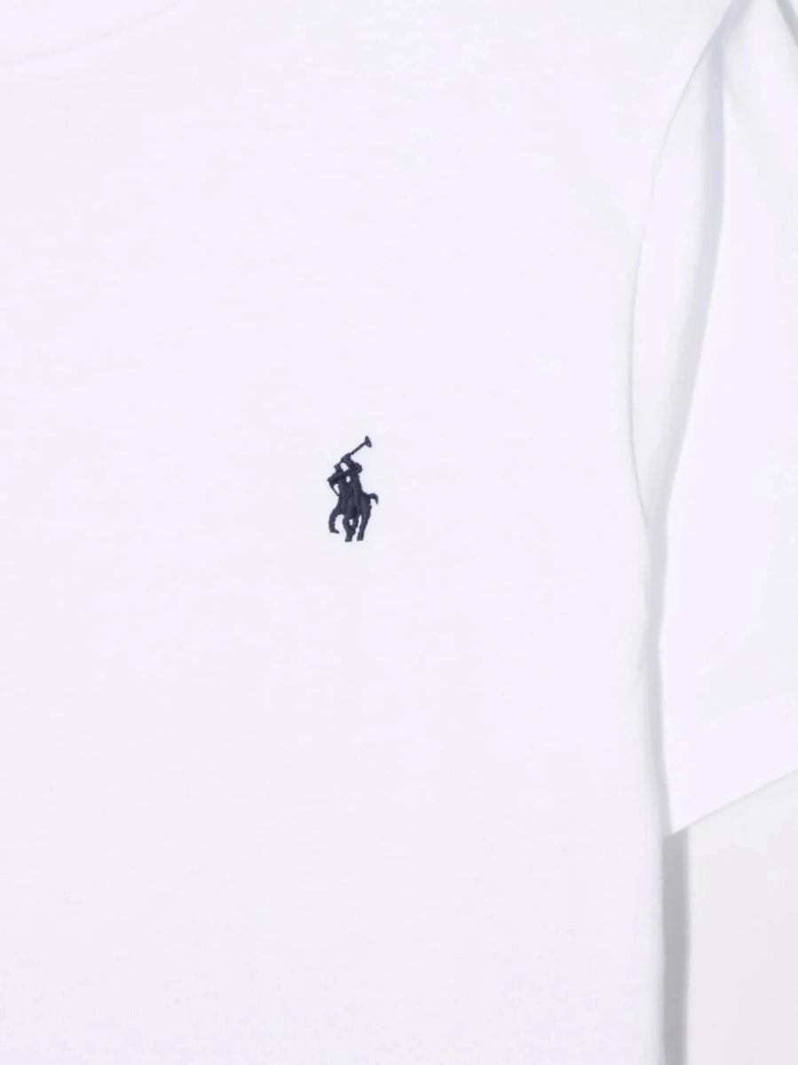 Tricou Ralph Lauren alb 'Logo' - Img 5