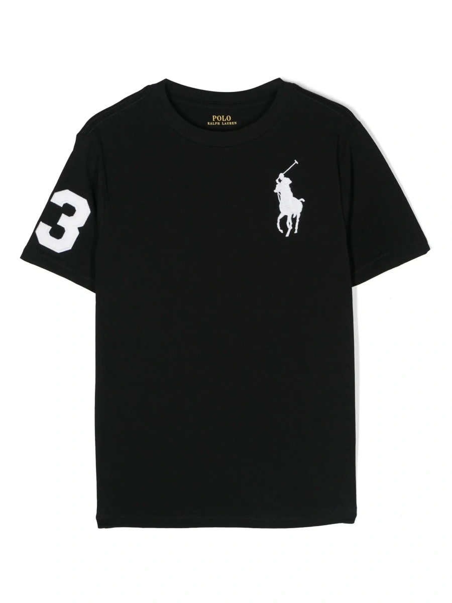 Tricou Ralph Lauren negru din bumbac - Img 5
