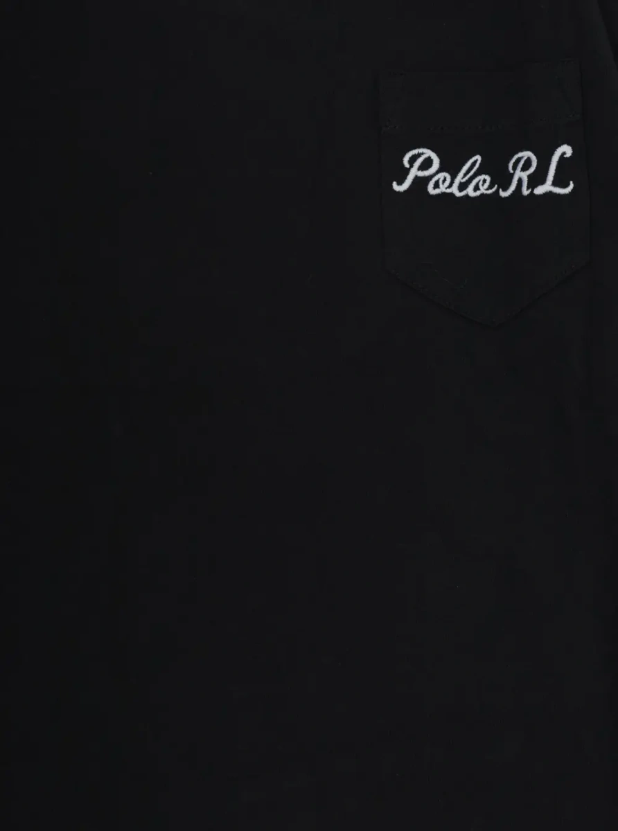 Tricou Ralph Lauren negru din bumbac - Img 3