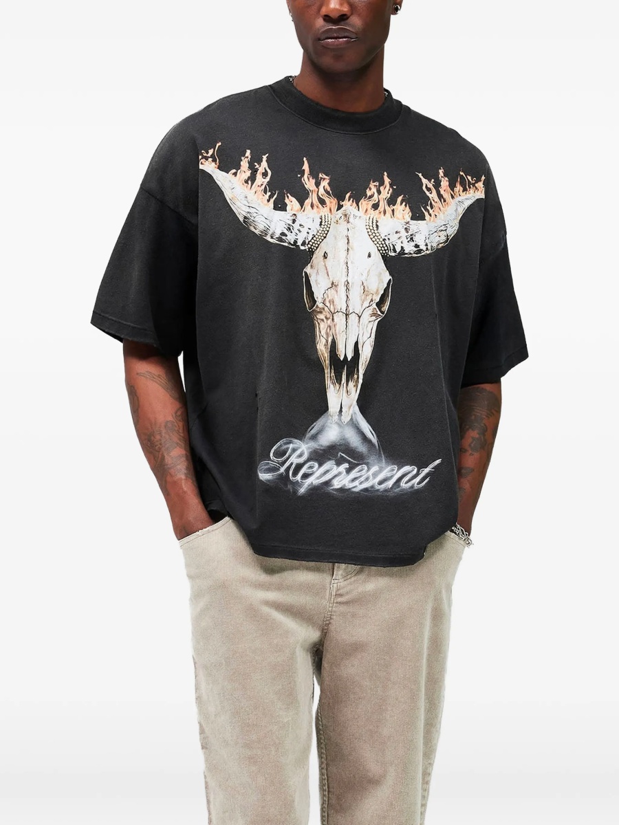 Tricou REPRESENT negru - Img 2
