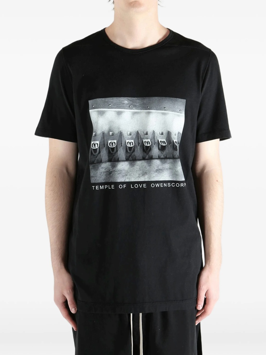 Tricou Rick Owens negru - Img 3