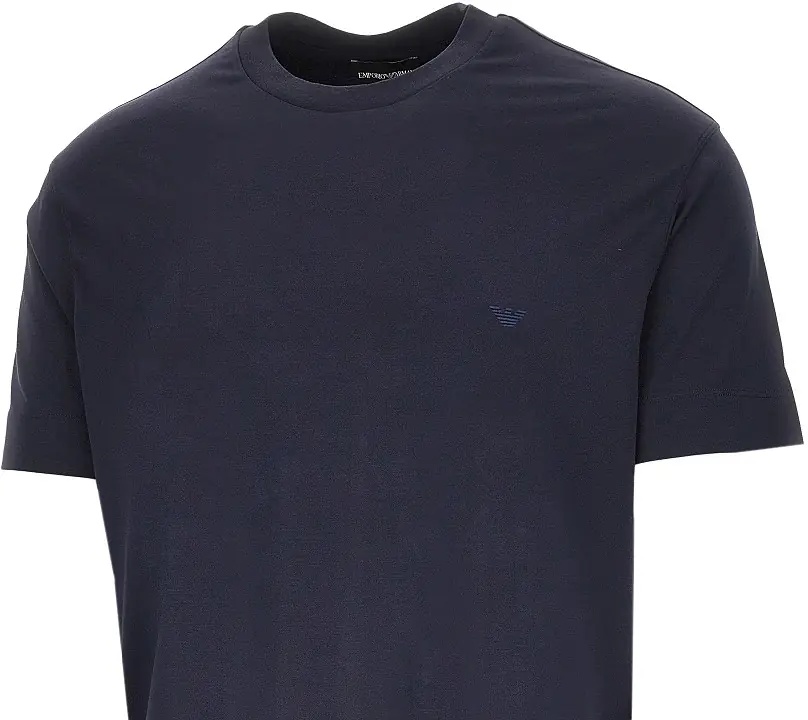 Tricou Stretch jersey T-shirt with Eagle embroidery - Img 2