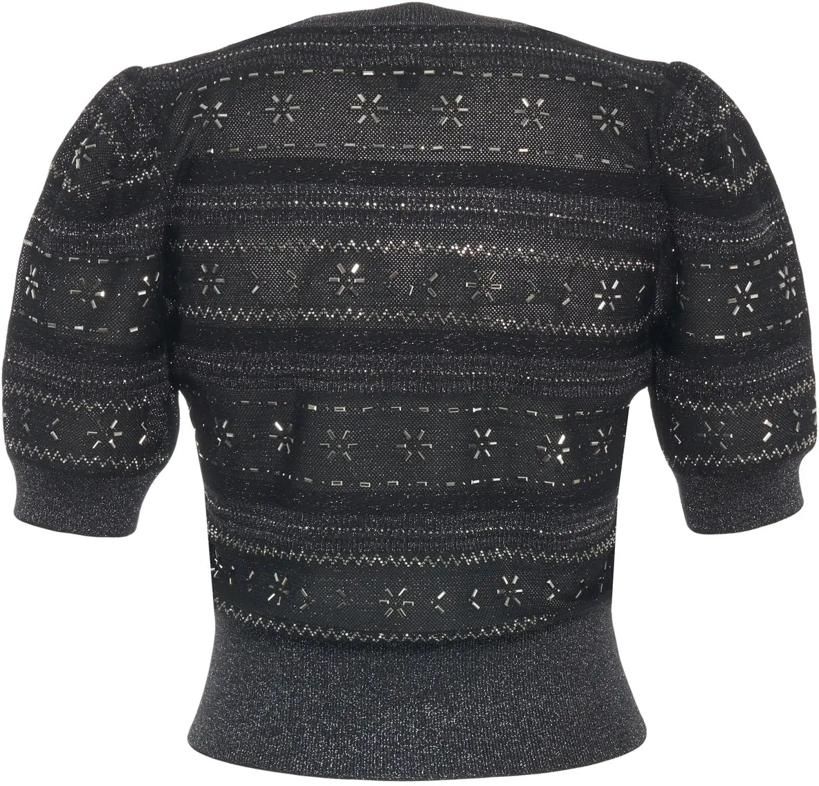 Tricou T-shirt with metallic details - Img 3