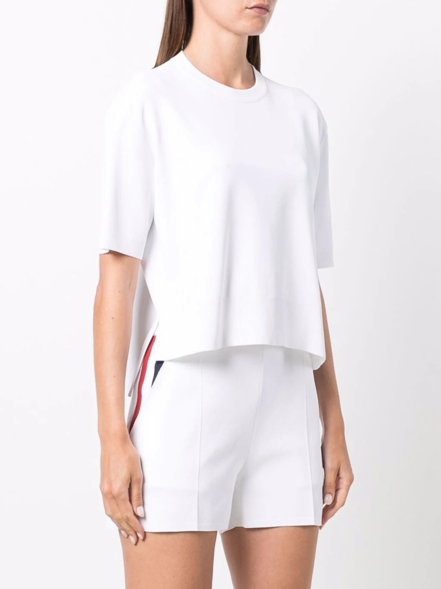 Tricou Thom Browne alb - Img 3