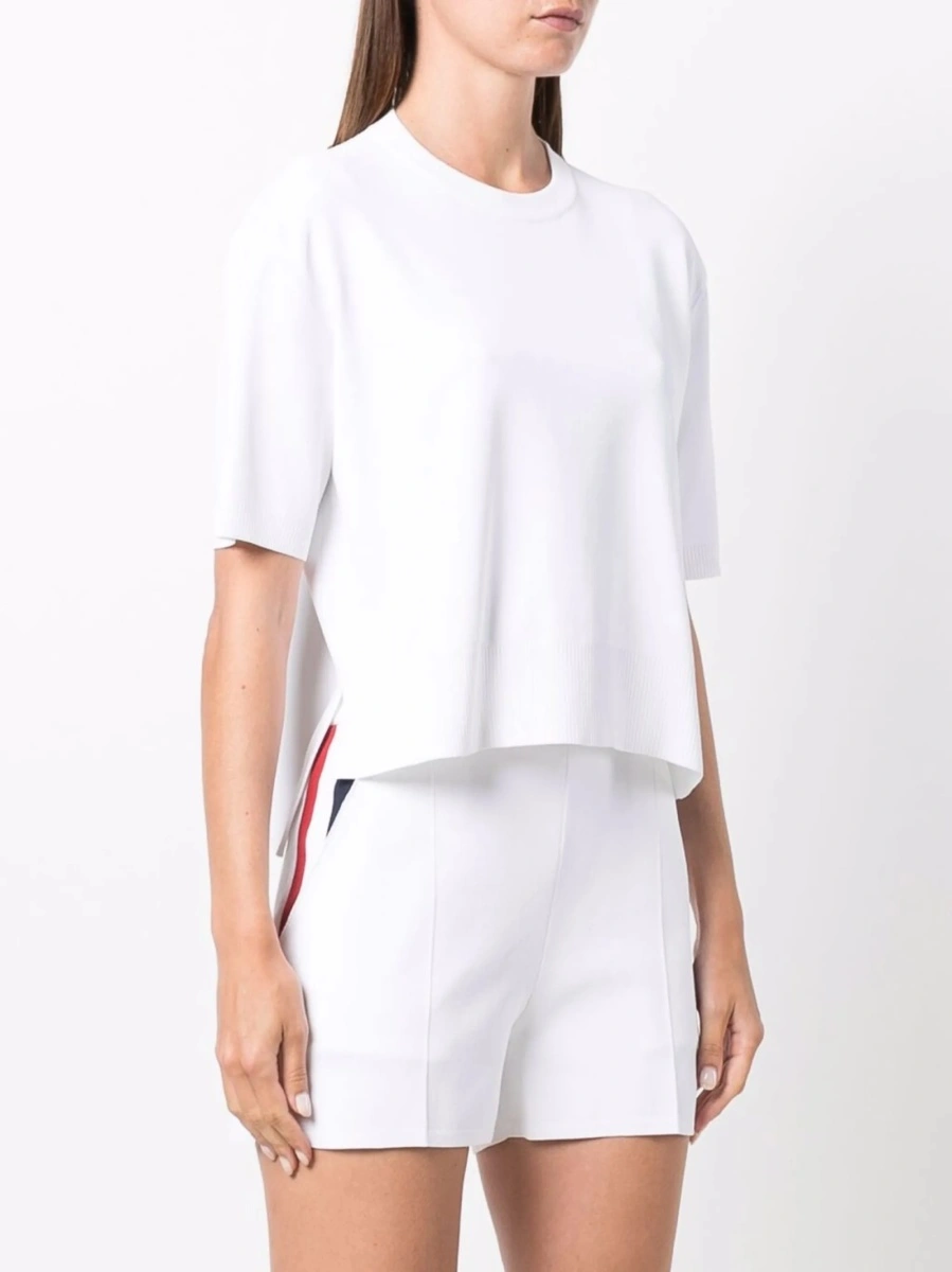 Tricou Thom Browne alb - Img 3