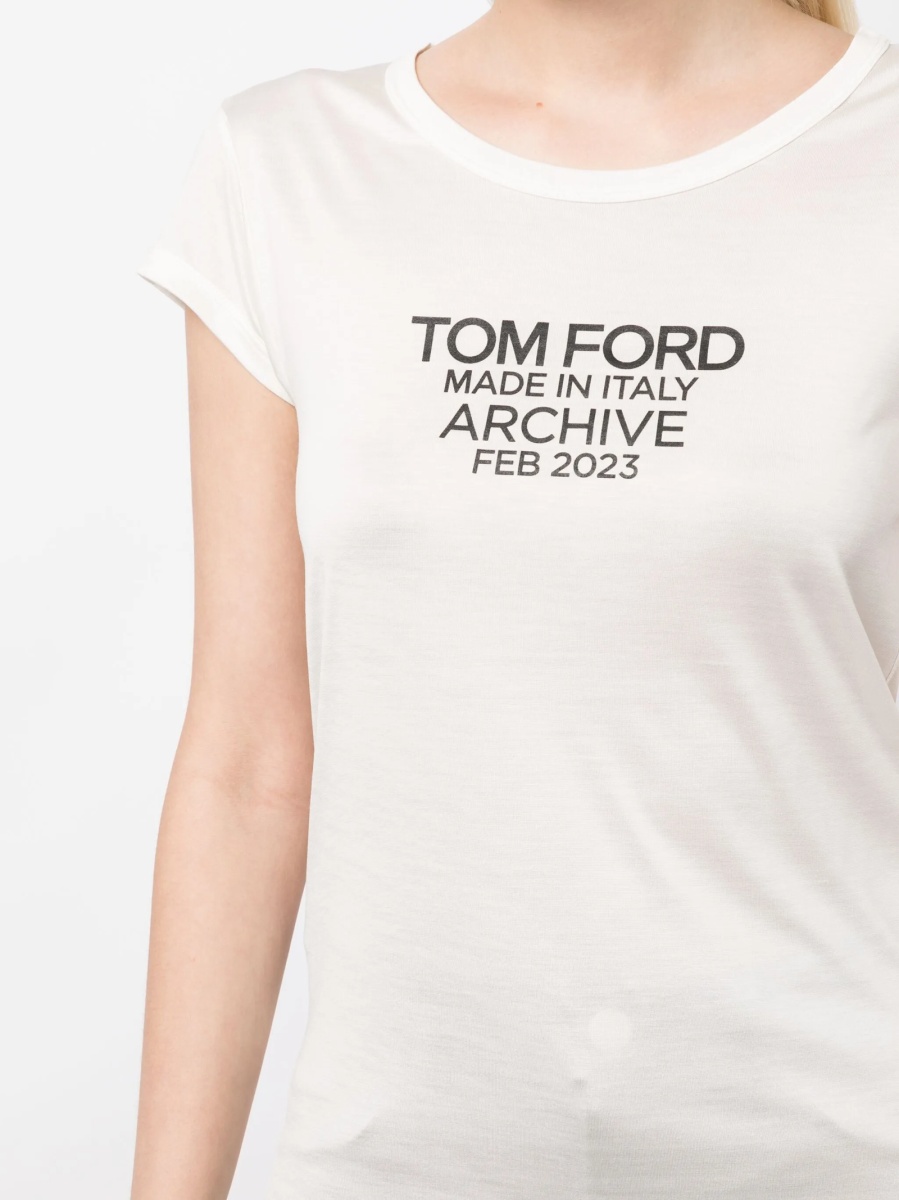 Tricou Tom Ford alb - Img 5