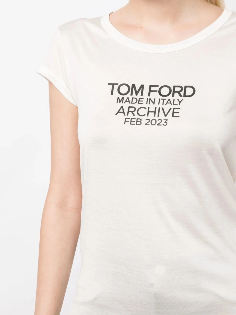 Tricou Tom Ford alb - Img 5